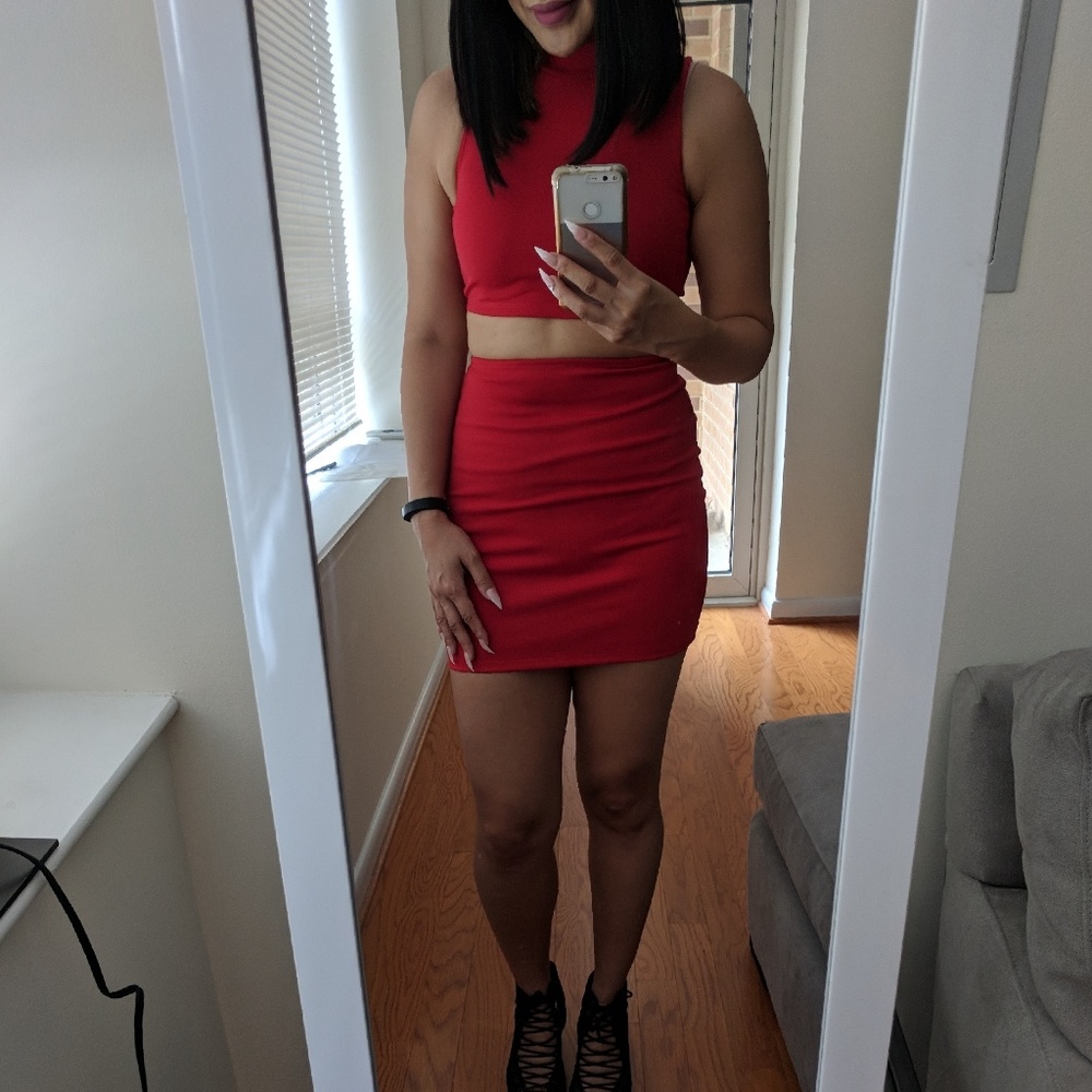 Forever 21 Faux Two Piece Dress